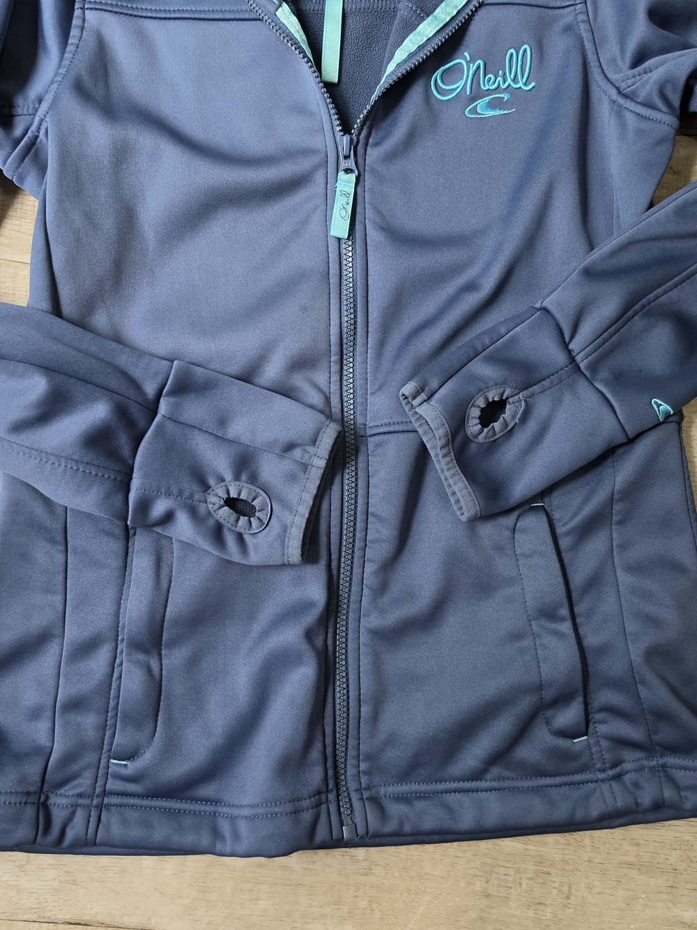 O'Neill Navy Jacket with Aqua Trim